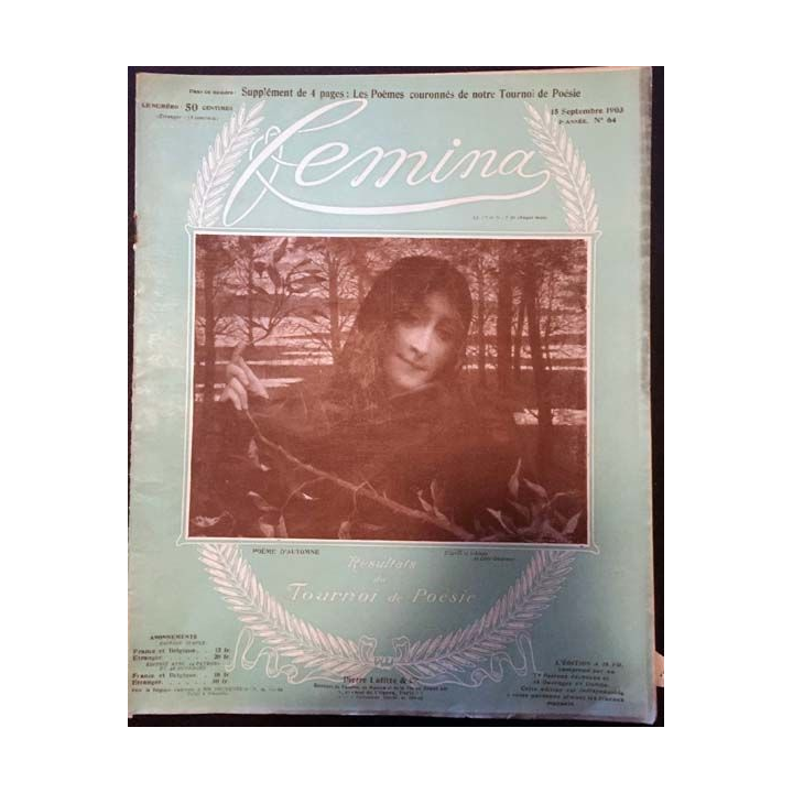 1. Femina n°64 - 15 Septembre 1903 aux éditions Pierre Lafitte & Cie