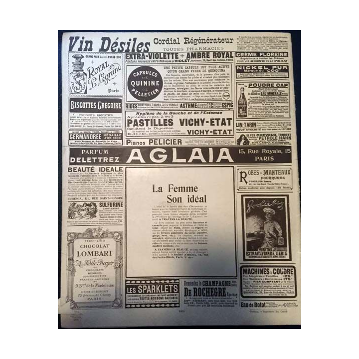 1. Femina n°64 - 15 Septembre 1903 aux éditions Pierre Lafitte & Cie