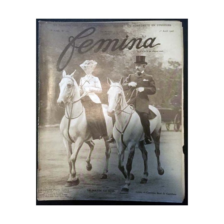 1. Femina n°101 - 1er Avril 1905 aux éditions Pierre Lafitte & Cie