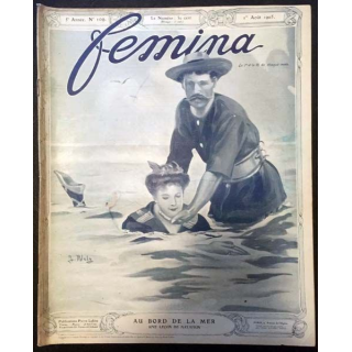 1. Femina n°109 - 1er Août 1905 aux éditions Pierre Lafitte & Cie