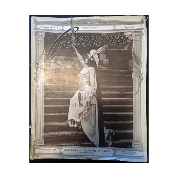 1. Femina n°110 - 15 Août 1905 aux éditions Pierre Lafitte & Cie