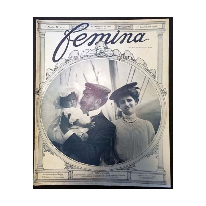 1. Femina n°111 - 1er Septembre 1905 aux éditions Pierre Lafitte & Cie
