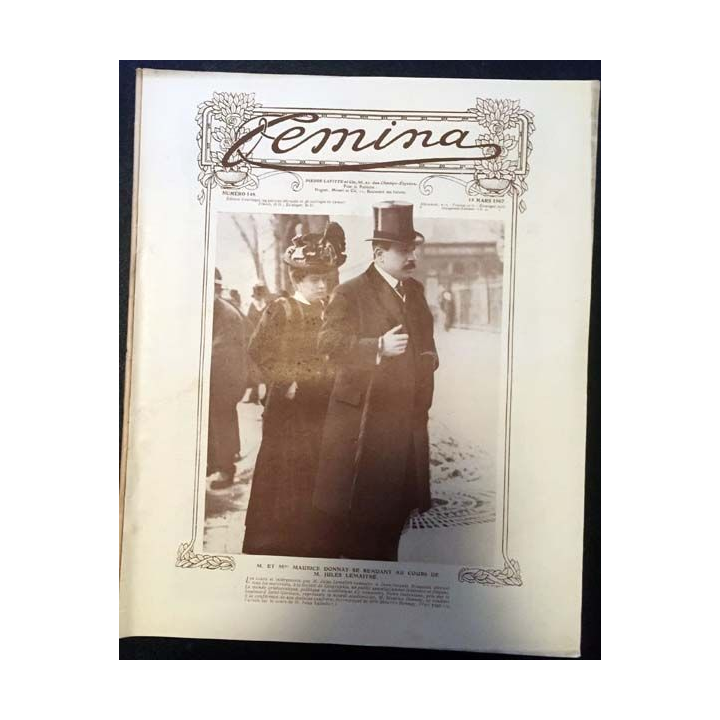 1. Femina n°148 - 15 Mars 1907 aux éditions Pierre Lafitte & Cie