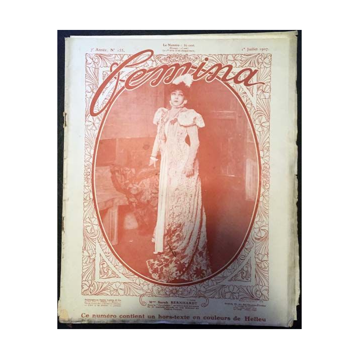 1. Femina n°155 - 1er Juillet 1907 aux éditions Pierre Lafitte & Cie