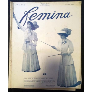 1. Femina n°158 - 15 Août 1907 aux éditions Pierre Lafitte & Cie