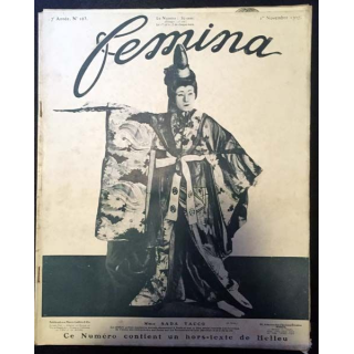 1. Femina n°163 - 1er Novembre 1907 aux éditions Pierre Lafitte & Cie