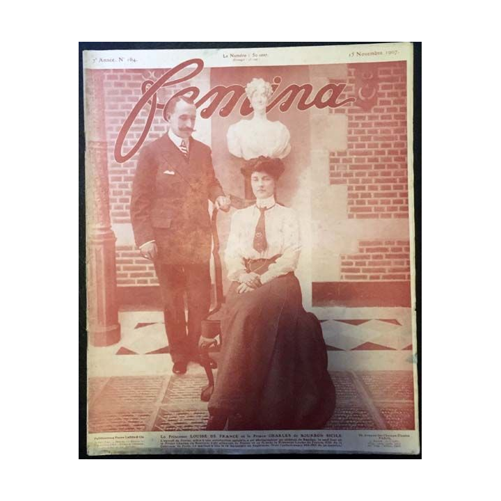 1. Femina n°164 - 15 Novembre 1907 aux éditions Pierre Lafitte & Cie