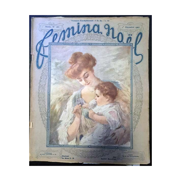 1. Femina n°165 - 1er Décembre 1907 aux éditions Pierre Lafitte & Cie