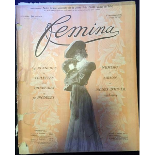 1. Femina n°67 - 1er Novembre 1903 aux éditions Pierre Lafitte & Cie