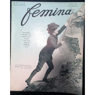 1. Femina n°182 - 15 Août 1908 aux éditions Pierre Lafitte & Cie