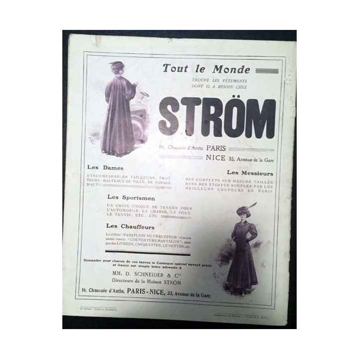 1. Femina n°184 - 15 Septembre 1908 aux éditions Pierre Lafitte & Cie