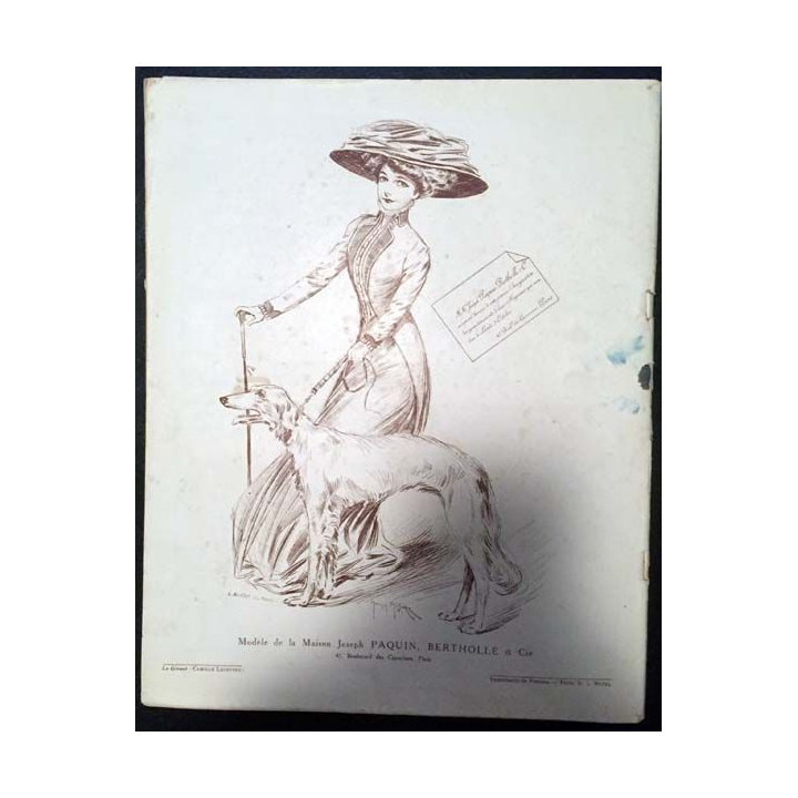 1. Femina n°185 - 1er Octobre 1908 aux éditions Pierre Lafitte & Cie