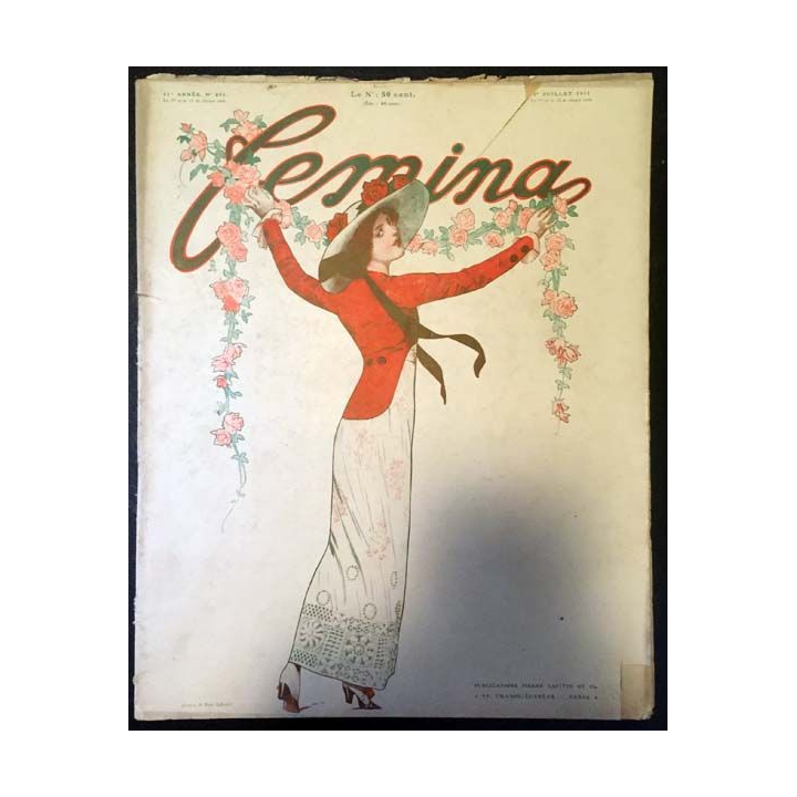 1. Femina n°251 - 1er Juillet 1911 aux éditions Pierre Lafitte & Cie