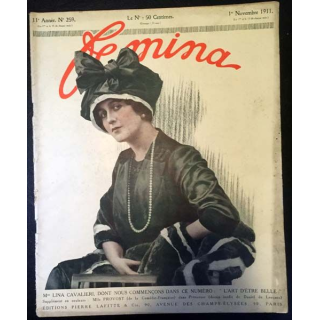 1. Femina n°259 - 1er Novembre 1911 aux éditions Pierre Lafitte & Cie