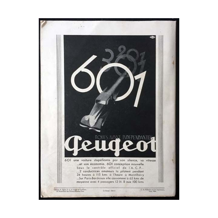 1. Revue mensuelle Figaro illustré Mai 1934