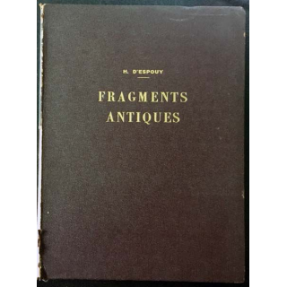 1. Fragments antiques de H. D'Espouy aux éditions Ch. Massin et Cie