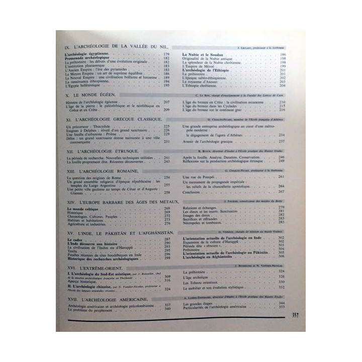 1. L'archéologie découverte des civilisations disparues de Gilbert Charles-Picard aux éditions Larousse