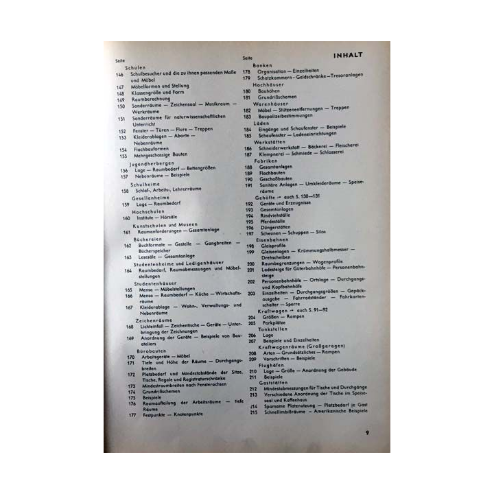1. Bau-Entwurfslehre de Ernst Neufert aux éditions Bauwelt-Verlag 1943