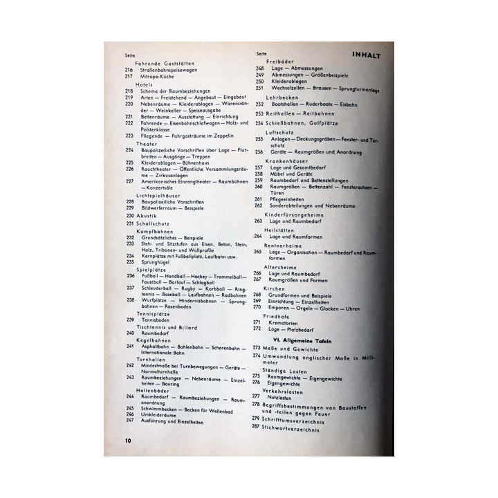 1. Bau-Entwurfslehre de Ernst Neufert aux éditions Bauwelt-Verlag 1943