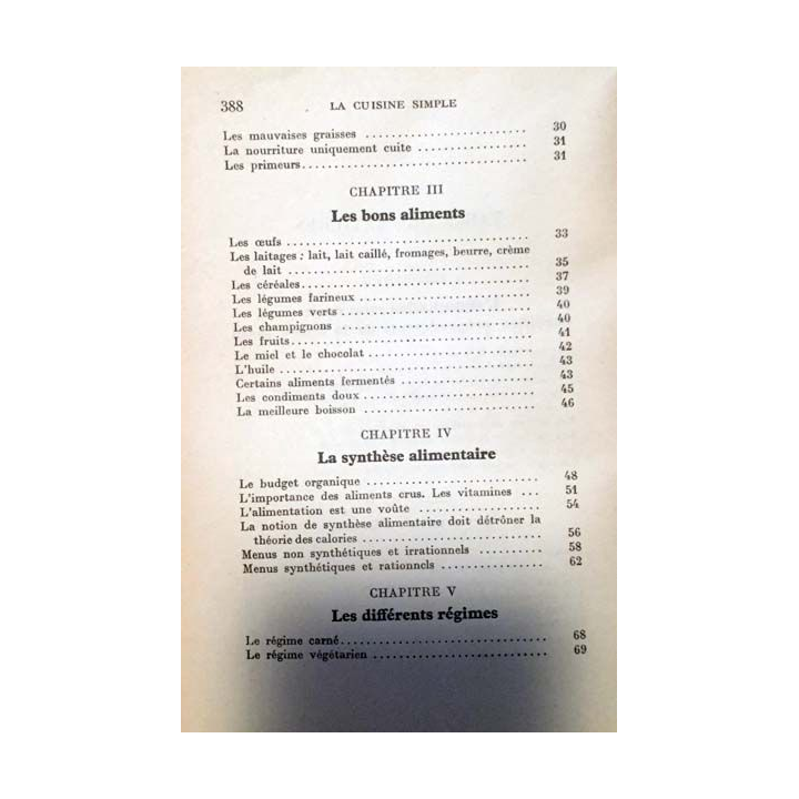 1. La cuisine simple de Dr Paul Carton aux éditions Chez l'auteur 1955