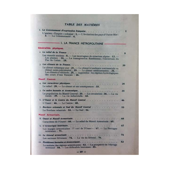 1. Géographie Classes de 1e de J. Pelletier et J. Virlogeux aux éditions Masson & Cie