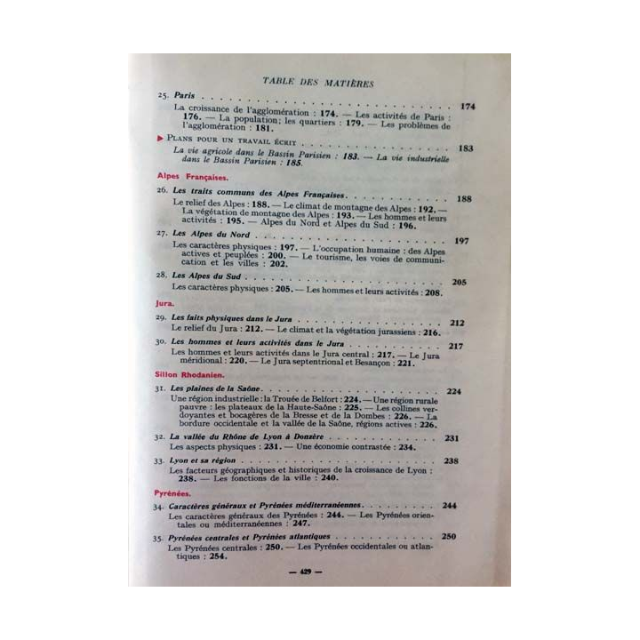 1. Géographie Classes de 1e de J. Pelletier et J. Virlogeux aux éditions Masson & Cie