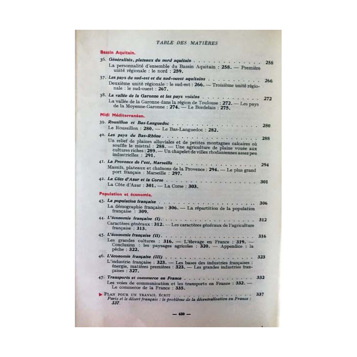 1. Géographie Classes de 1e de J. Pelletier et J. Virlogeux aux éditions Masson & Cie