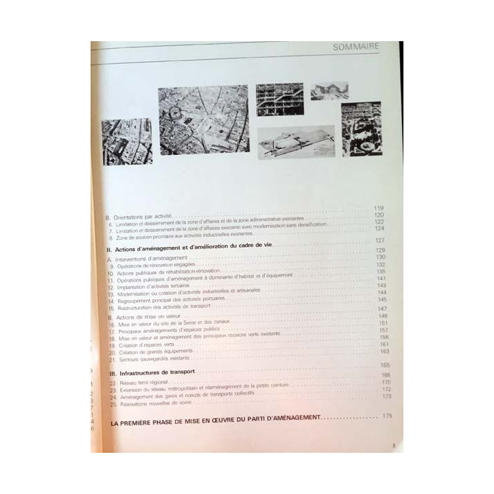 1. Paris projet numéro 19.20 Schema directeur d'aménagement et d'urbanisme de la ville de Paris
