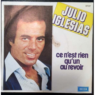 Disque 45 tours : Julio Iglesias