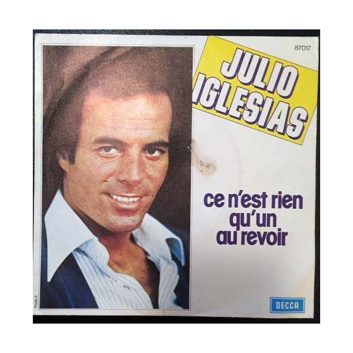 Disque 45 tours : Julio Iglesias