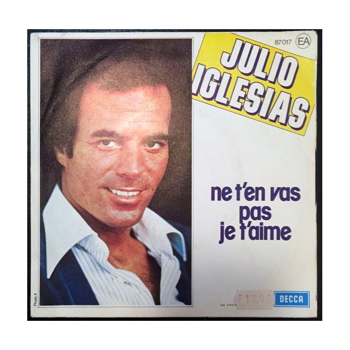 Disque 45 tours : Julio Iglesias