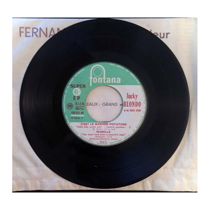 Disque 45 tours : Lucky Blondo et les Lucky stars