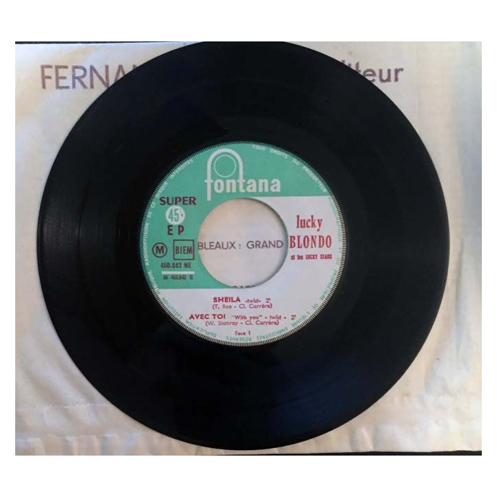 Disque 45 tours : Lucky Blondo et les Lucky stars