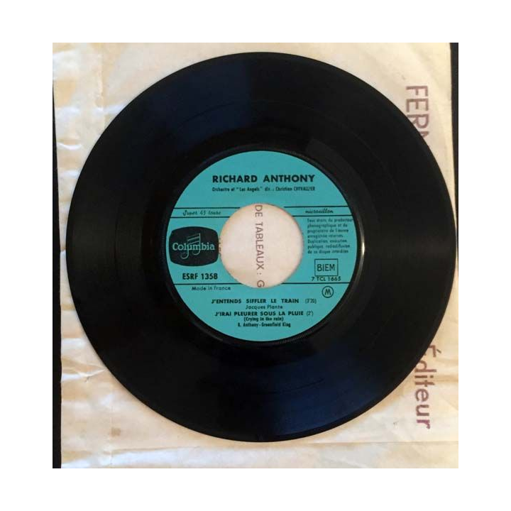 Disque 45 tours : Richard Anthony
