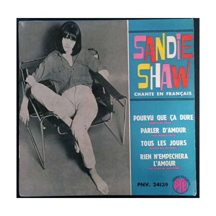 Disque 45 tours : Sandie Shaw chante en français