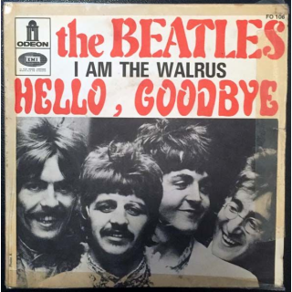 Disque 45 tours : The Beatles - I am the Walrus / Hello, goodbye