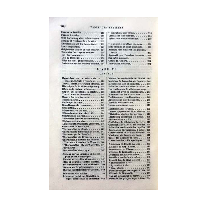 1. Traité de physique expérimentale et appliquée et de météorologie de A. Ganot aux éditions Chez Delagrave 1880
