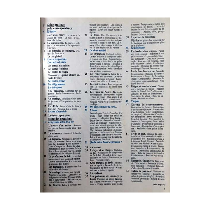 1. 250 lettres types pour la vie de tous les jours