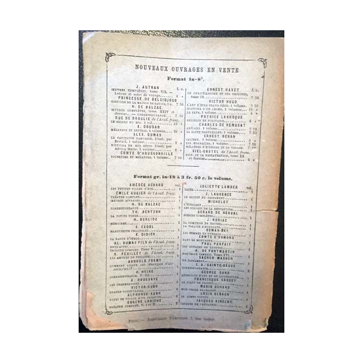 1. Le prophète opéra en cinq actes paroles d'Eugène Scribe musique de G. Meyerbeer aux éditions Calmann Lévy