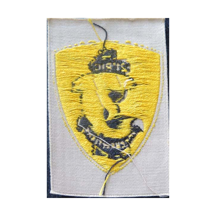 21° RIC : insigne tissu du 21° régiment d'infanterie colonial de dimension 6 x 4 cm