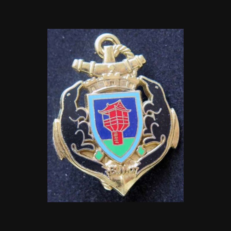 INSIGNE MARINE. DRAGUEUR. PAQUERETTE. DRAGO PARIS