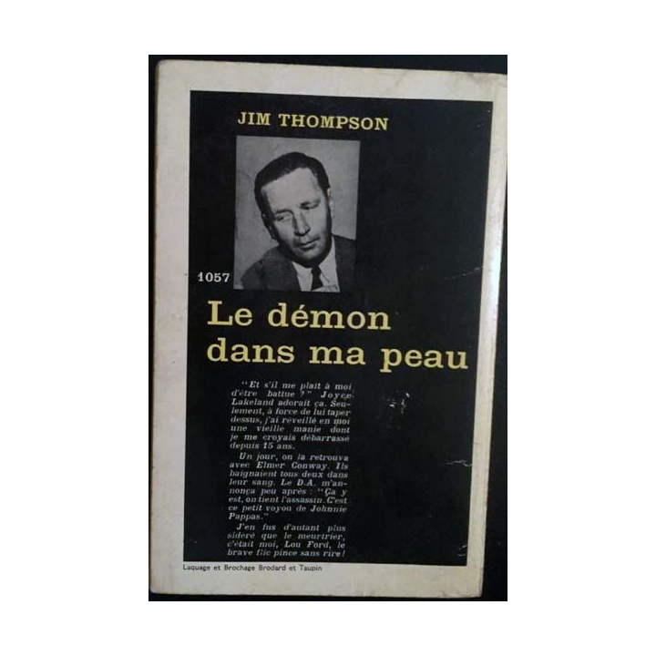 1. Le démon dans ma peau de Jim Thompson aux éditions Gallimard