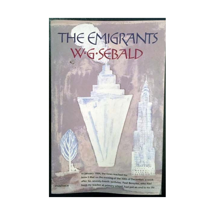 1. The emigrants de W.G. Sebald aux éditions The harvill press