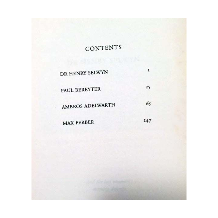 1. The emigrants de W.G. Sebald aux éditions The harvill press