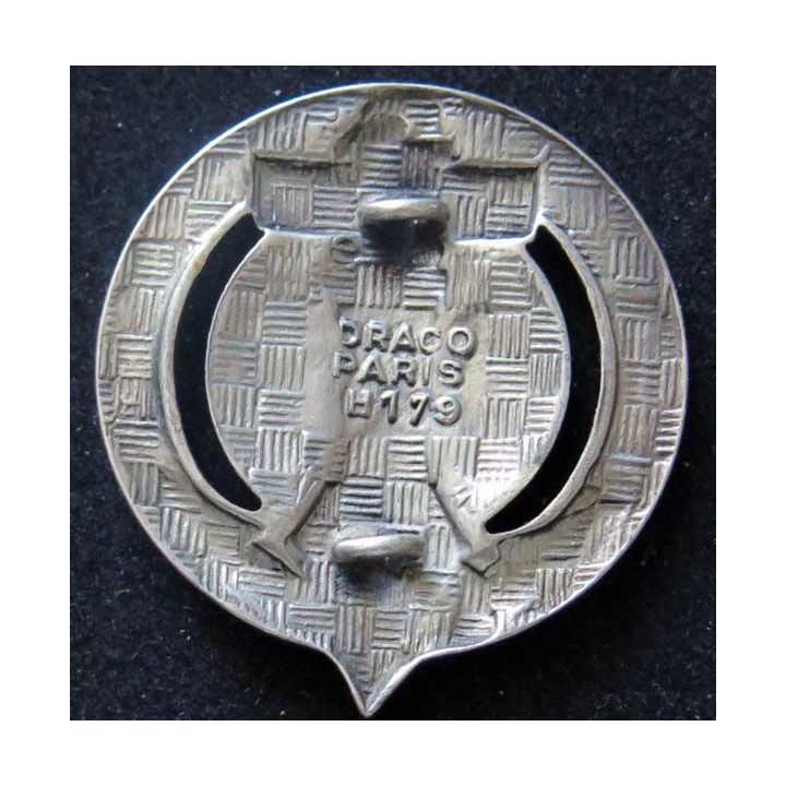1° RIMA : insigne métallique du 1° régiment d'infanterie de marine de fabrication arémail en émail