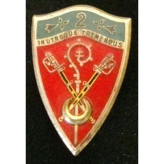 insigne du 2° régiment de chasseurs de fabrication Drago G. 2263