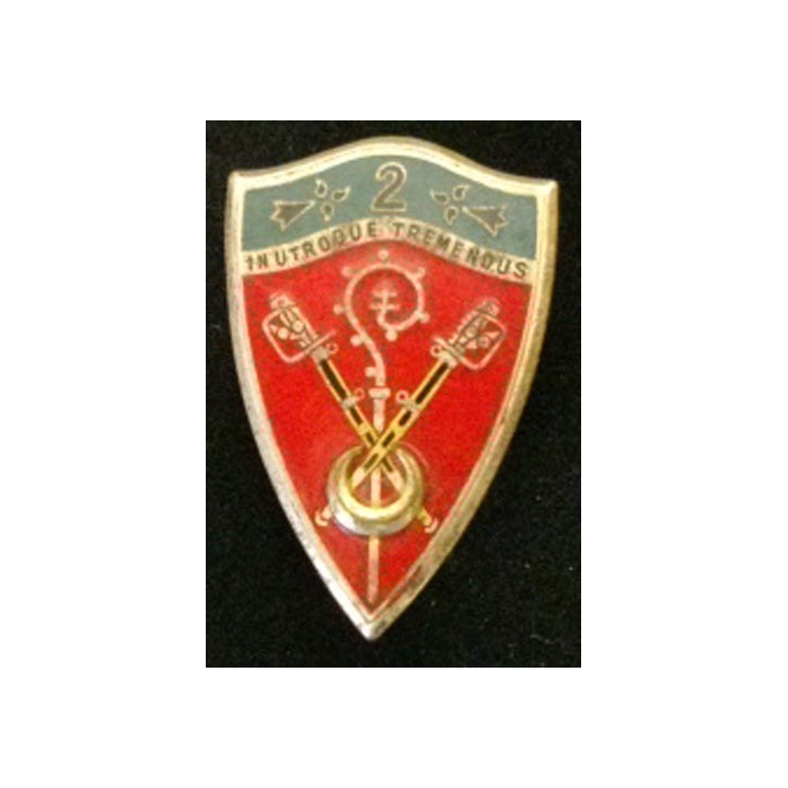 insigne du 2° régiment de chasseurs de fabrication Drago G. 2263
