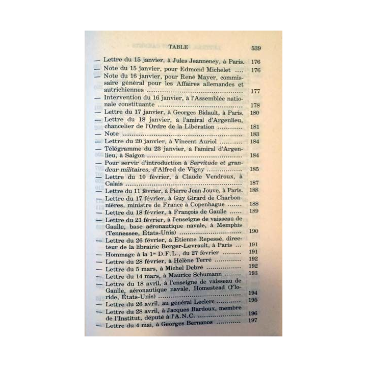 1. Lettres notes et carnets Mai 1945 - Juin 1951 de Charles de Gaulle aux éditions Plon