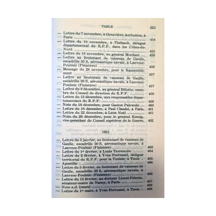 1. Lettres notes et carnets Mai 1945 - Juin 1951 de Charles de Gaulle aux éditions Plon