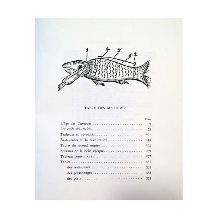 1. Histoire et géographie gourmandes de Paris de René Héron de Villefosse aux éditions de Paris